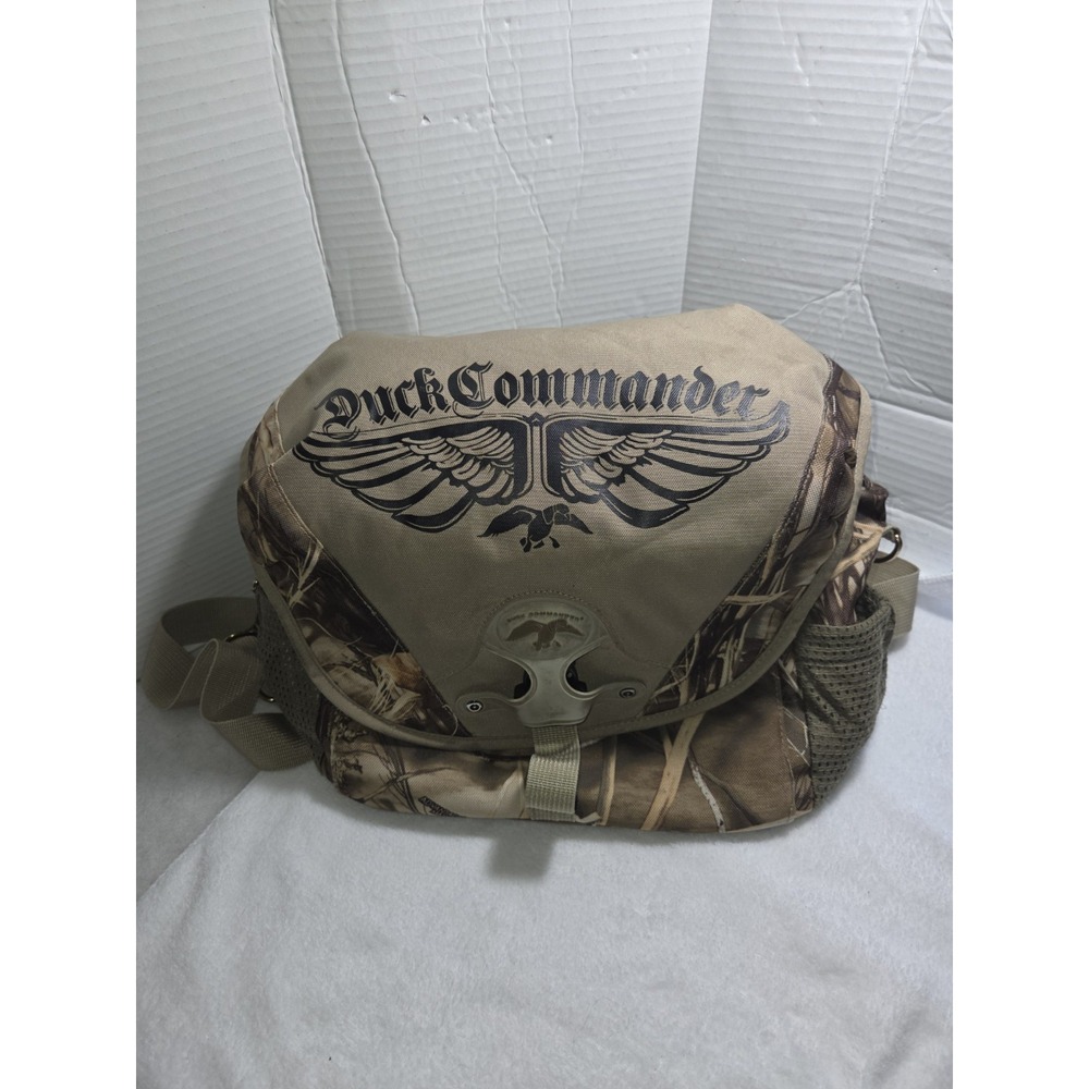 Duck‎ Commander Canvas Camo Messenger Bag Snap Closures PRS